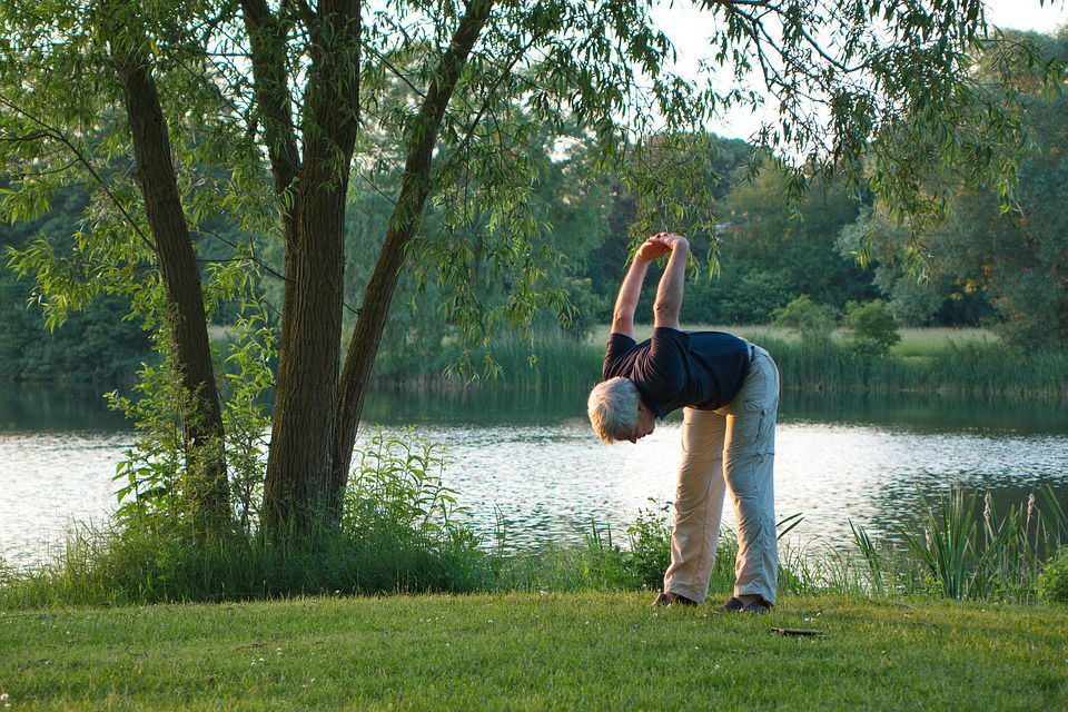 sport yoga nature