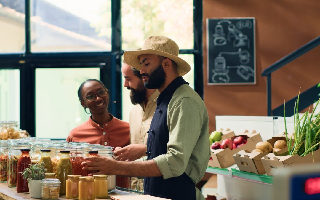 Merchant offering bio food alternative